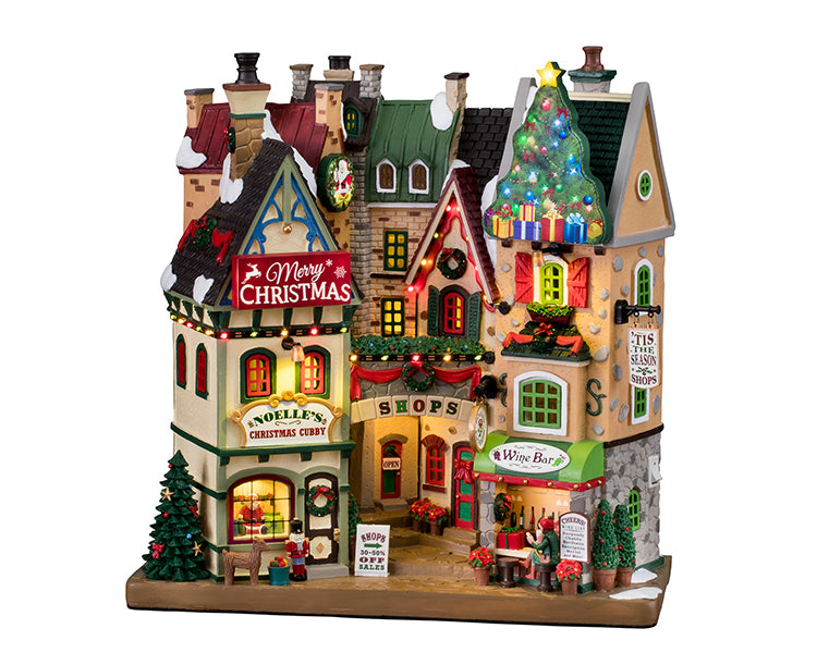 Tis The Season Shops,  B/O (4.5V) Colección Villas De Navidad LEMAX®