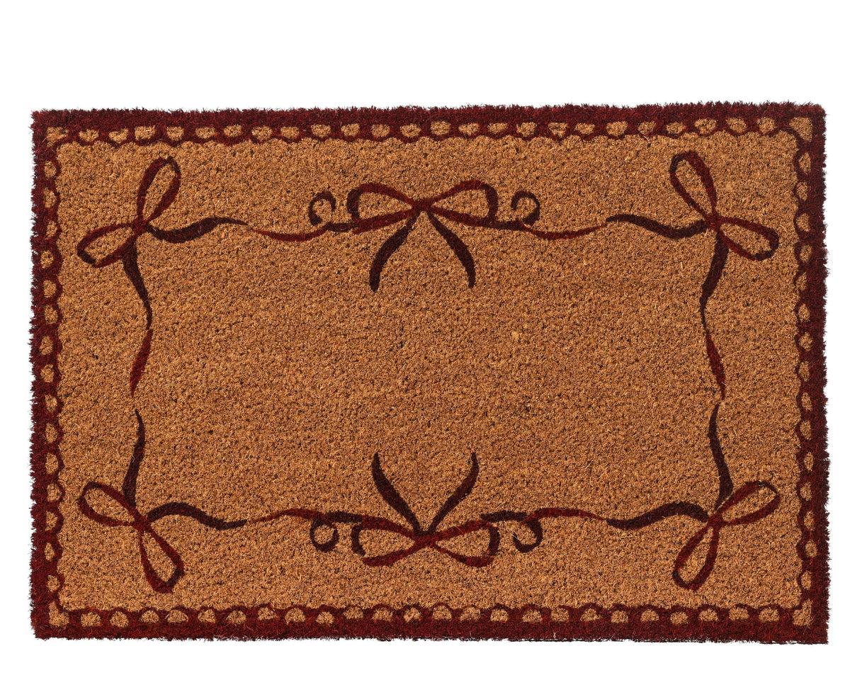 201814-Felpudo Rectangular de Fibra de Coco 60 x 40 cm-navidad-envio-canarias