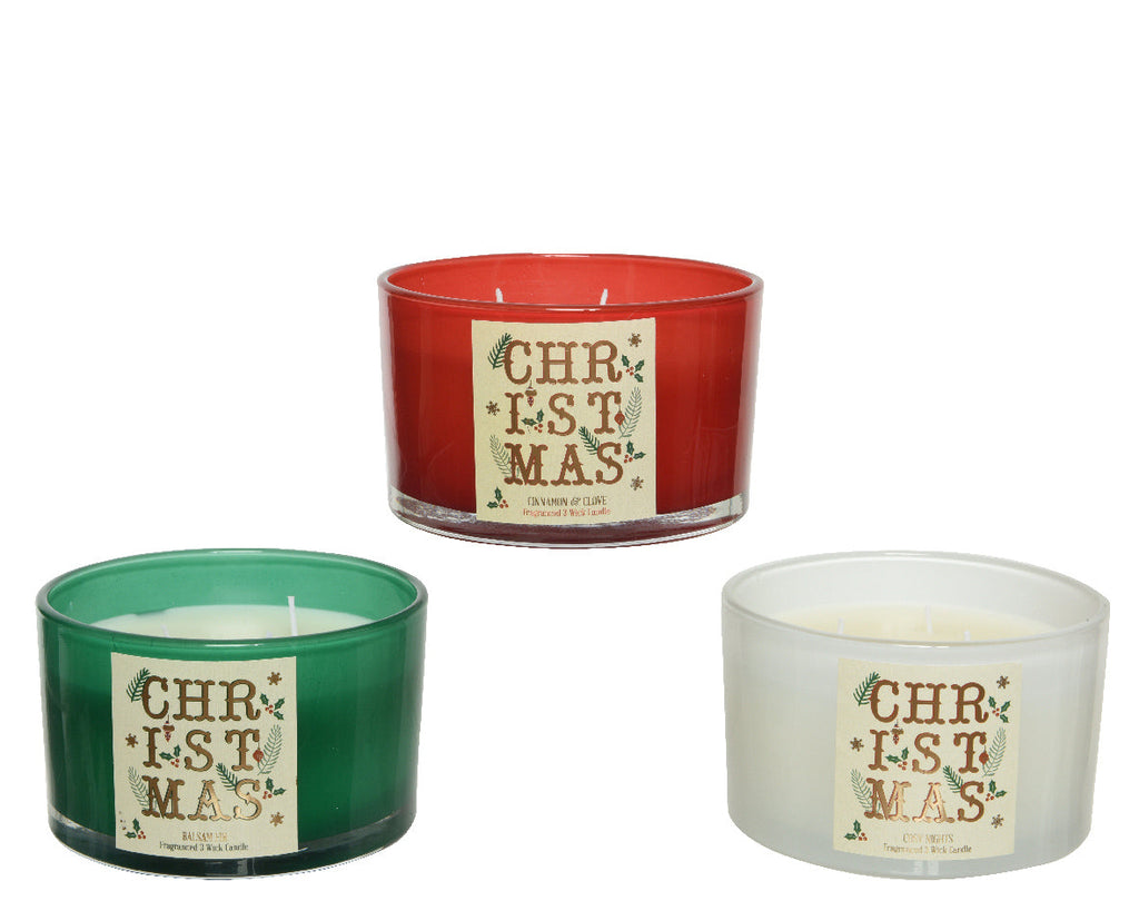 Vela con aroma a Navidad 8cm