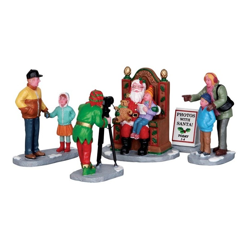 22032-Photos-With-Santa-set-de-5-LEMAX-envio-a-canarias