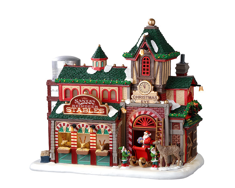 Santa'S Reindeer Stables,  B/O (4.5V) Colección Santa'S Wonderland LEMAX®