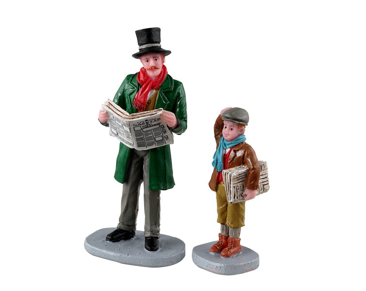 Niño Vendedor De Periódicos, Set De 2
