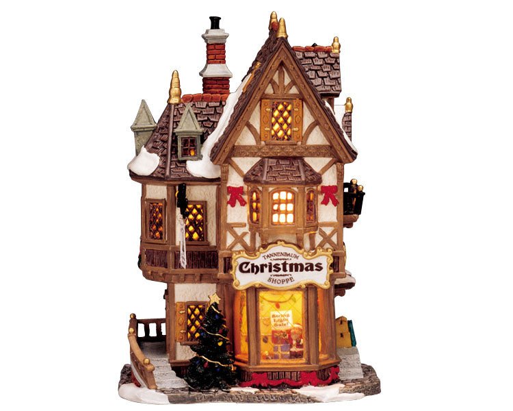 Tannenbaum Christmas Shoppe Incl. Adaptor 44338, 100 Ma (White) Colección Caddington Village LEMAX®
