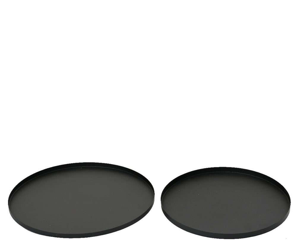 Bandejas de metal decorativos para centros florales de navidad 35cm