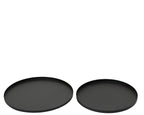 Bandejas de metal decorativos para centros florales de navidad 35cm