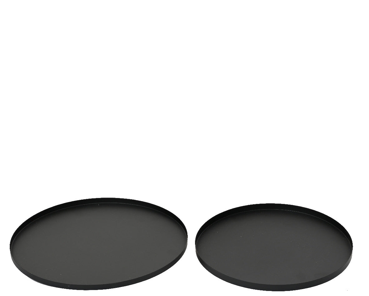 Bandejas de metal decorativos para centros florales de navidad 35cm