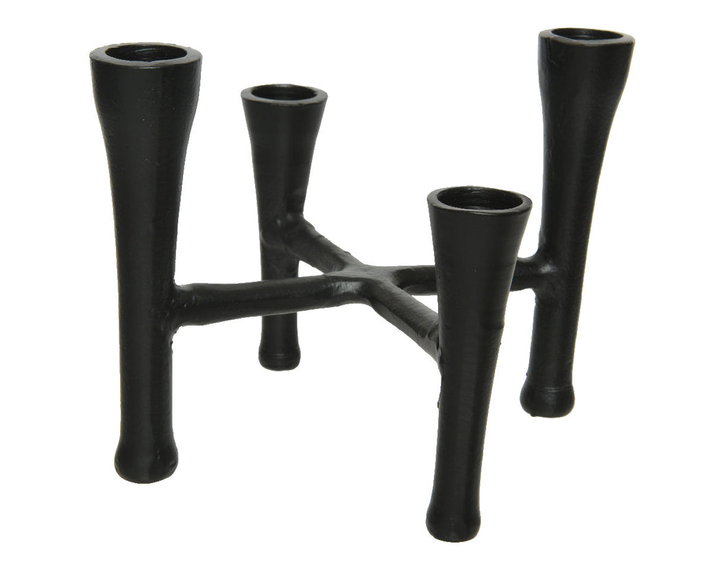 Candelabro de mesa de cuatro velas estilo Japandi