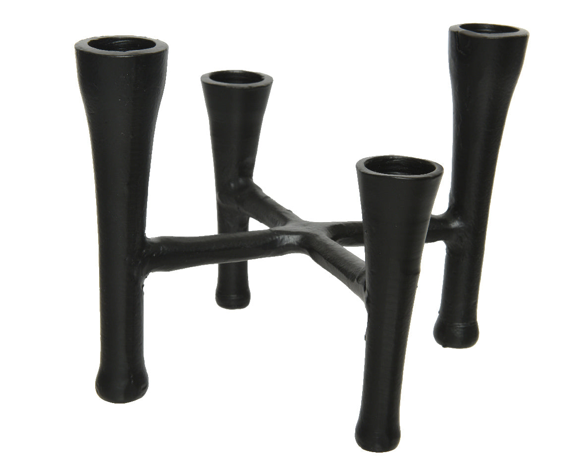 Candelabro de mesa de cuatro velas estilo Japandi