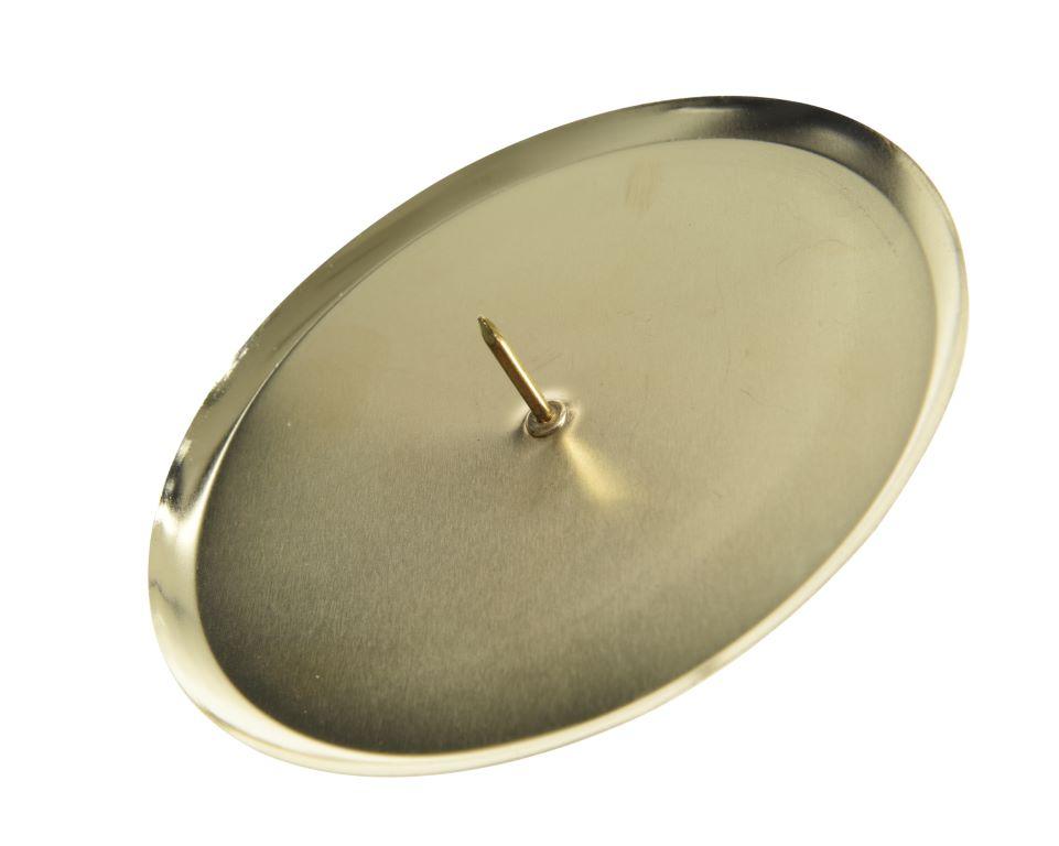 Portavelones para pinchar dorado