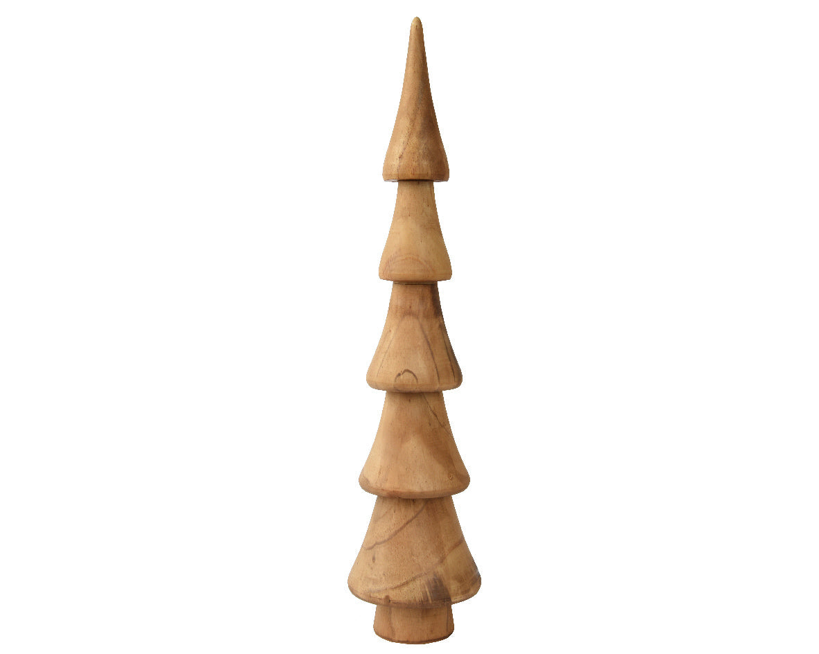 Árbol natural de madera de pino de 48cm