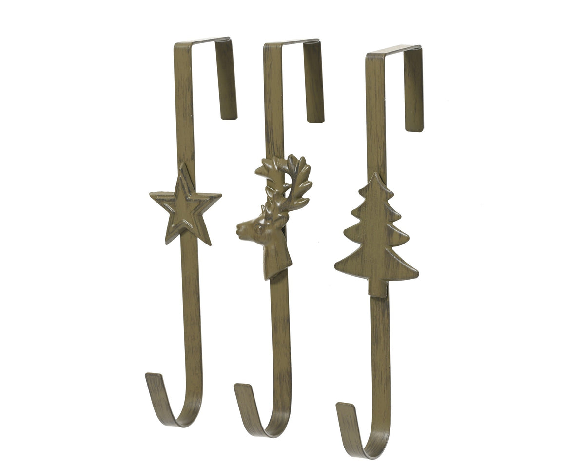388911-Soporte para coronas de hierro marrón 29 cm-navidad-envio-canarias
