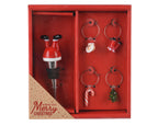 Marcadores de copas de navidad