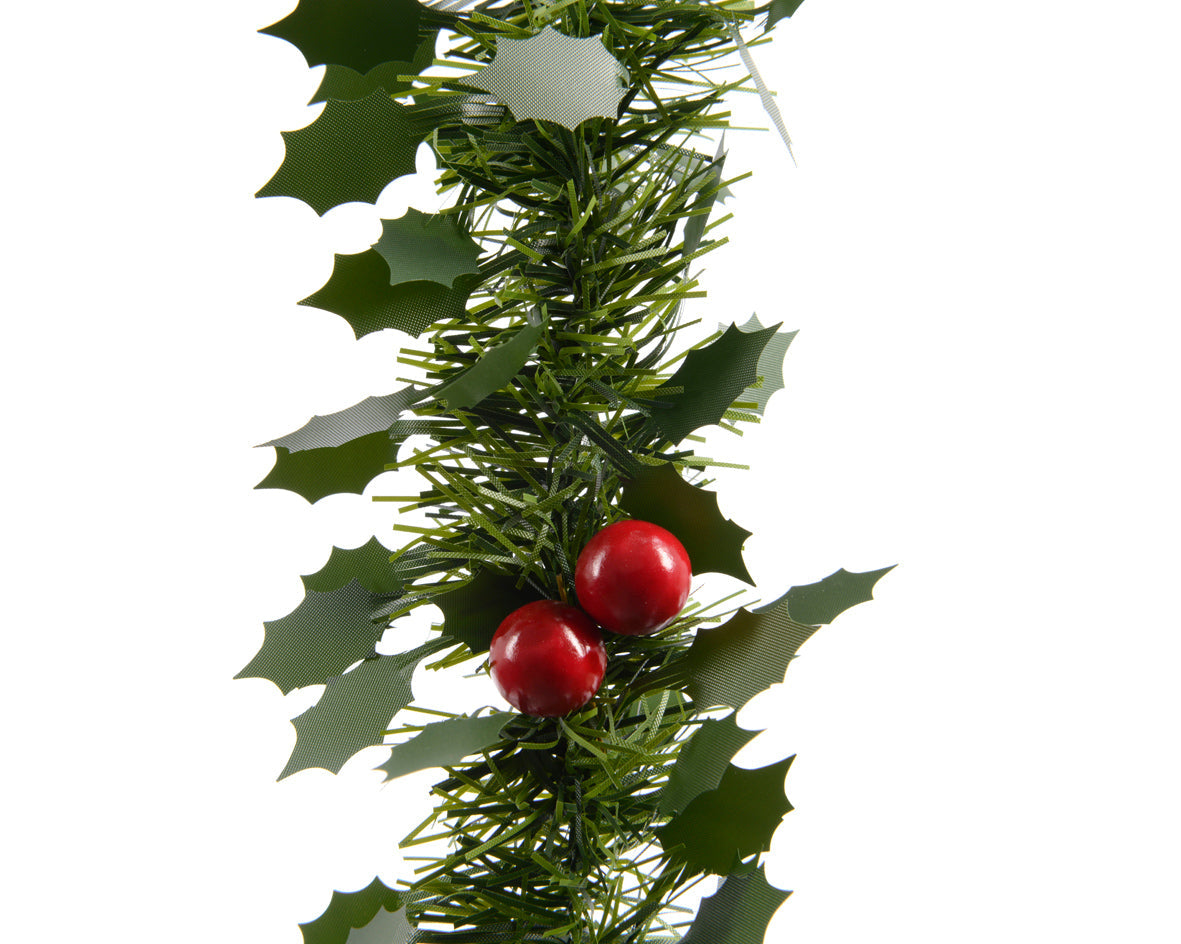 Guirnalda de espumillón de navidad