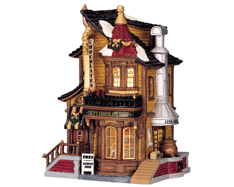Lucy'S Chocolate Shop Incl. Adaptor 44338, 100 Ma (White) Colección Caddington Village LEMAX®