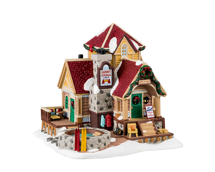 Sunny Springs Lodge Incl. Adaptor 44338, 100 Ma (White) Colección Vail Village LEMAX®