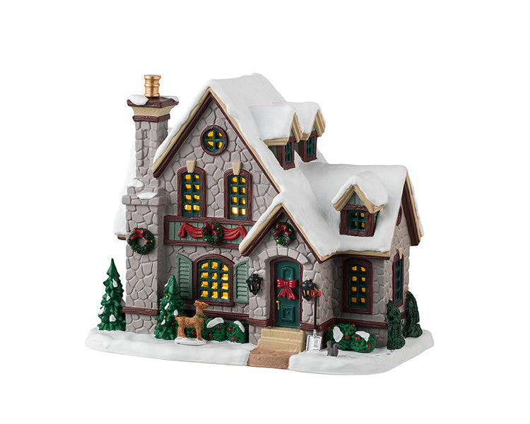 Nuevo Navidad Blanca Incluye Adaptador 44338, 100 ma (Blanco)