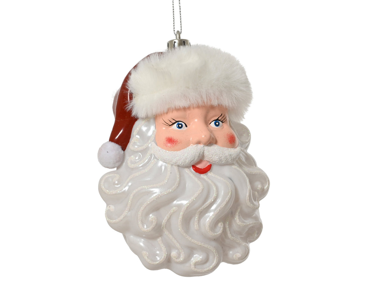 453276-Figura navideña de plástico Papá Noel en rojo y blanco cálido-navidad-envio-canarias