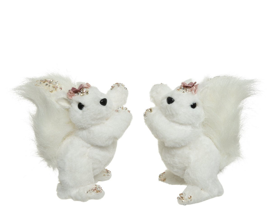 Figura navideña de foam tonos blancos L15.00-W11.00-A17.00cm