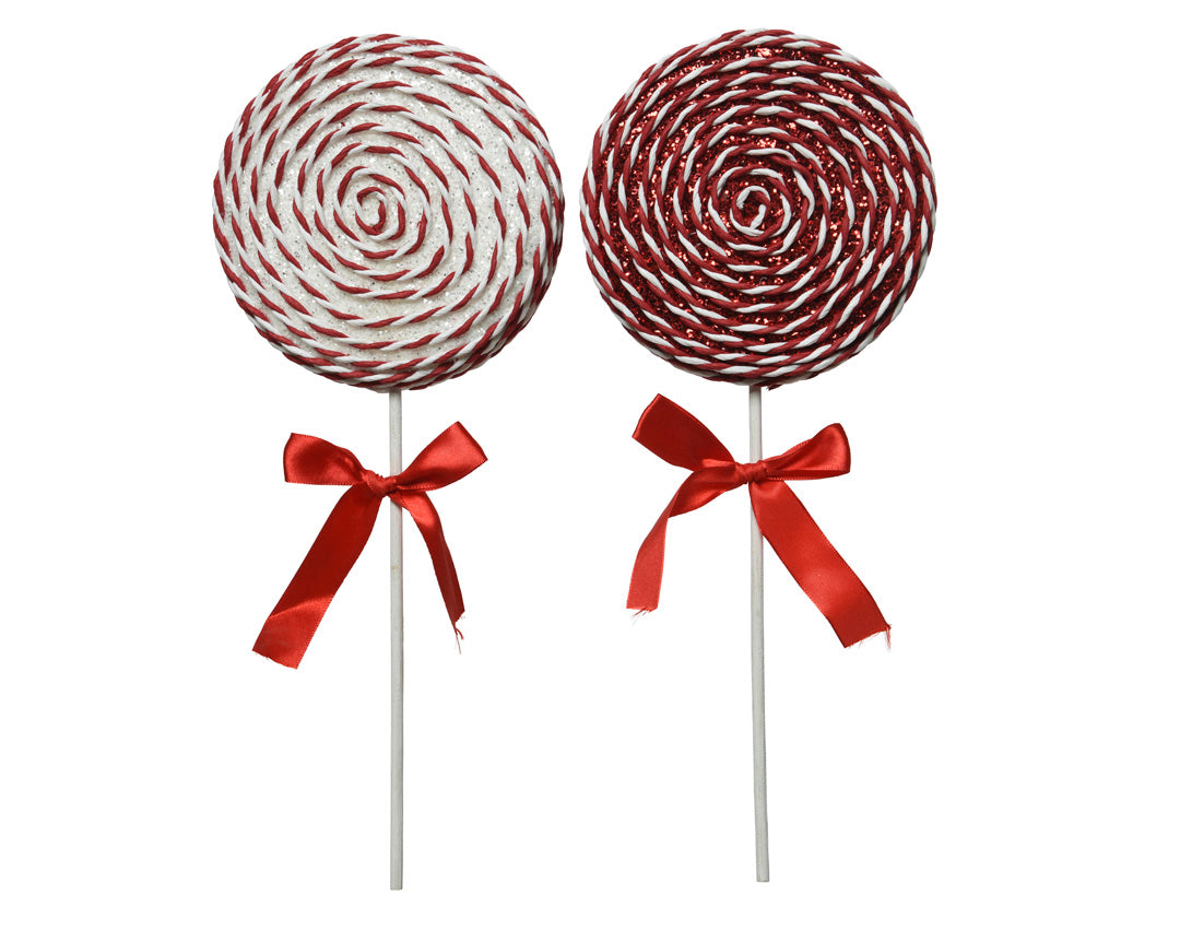Bastón piruleta Candy en forma de caramelo de Espuma 28 cm