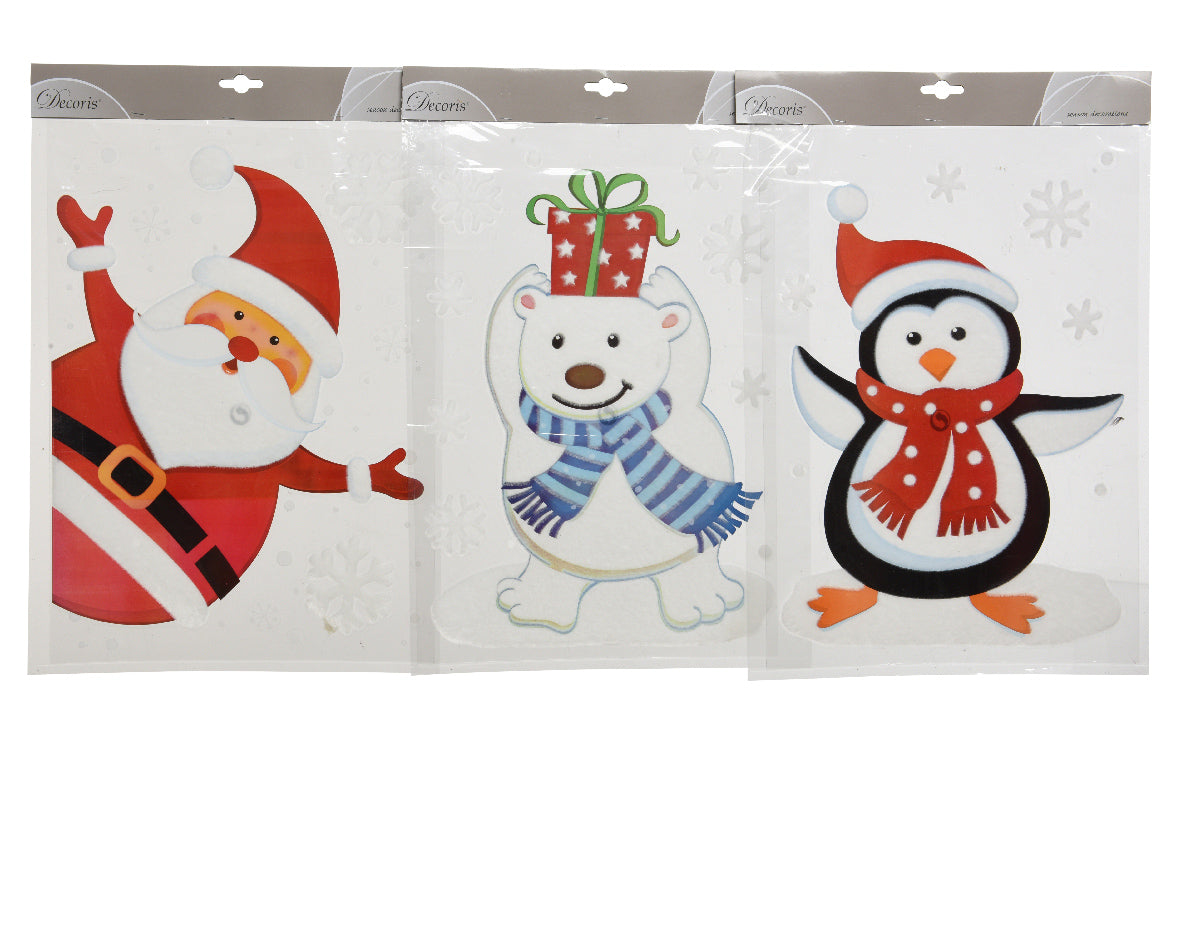 Adornos navideños para ventanas  varios modelos