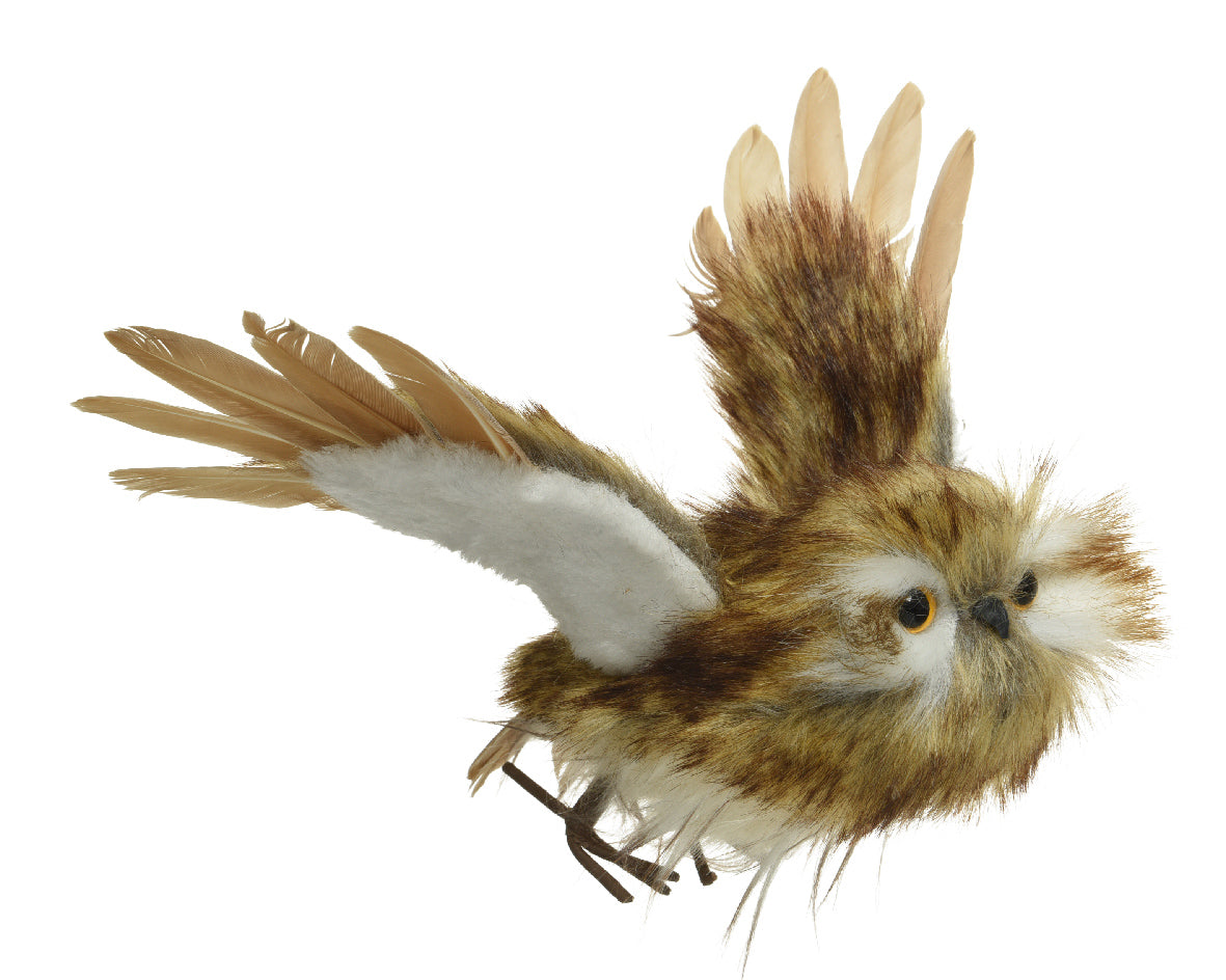 Plumas de búho de poliéster