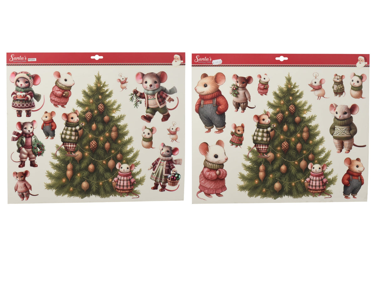 460259-Pegatinas navideñas para ventanas con ratones-navidad-envio-canarias