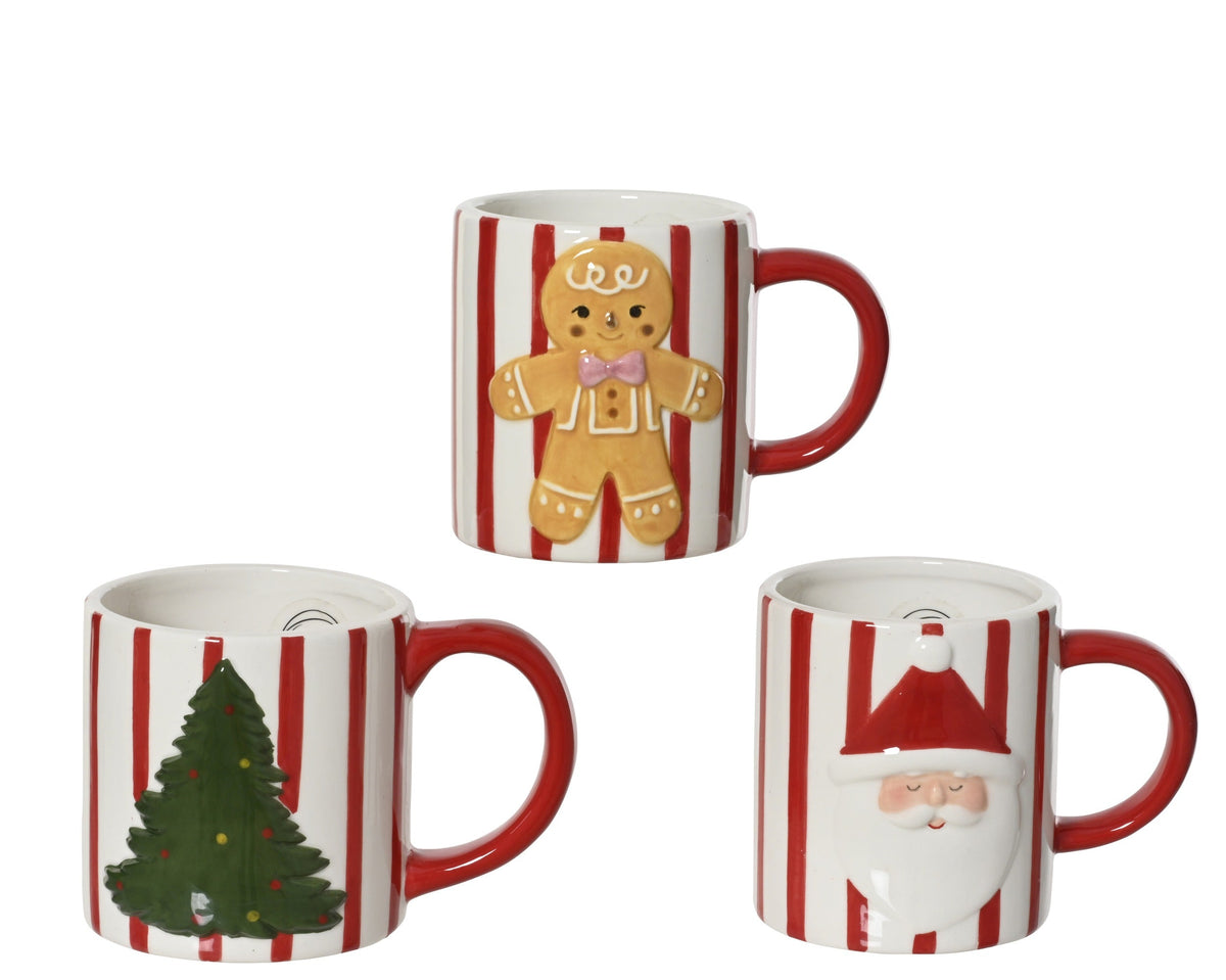 463380-Tazas navideñas de dolomita de 10 cm-navidad-envio-canarias