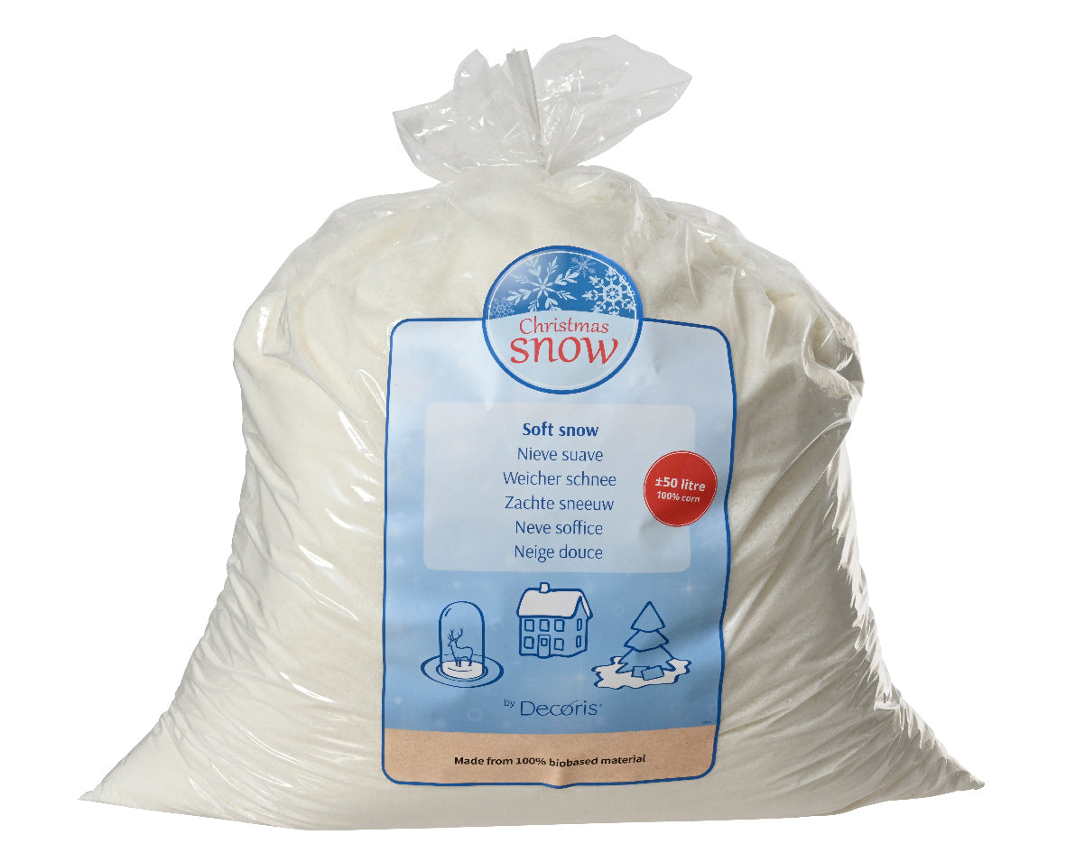 Nieve en polvo para decoración navideña 30L
