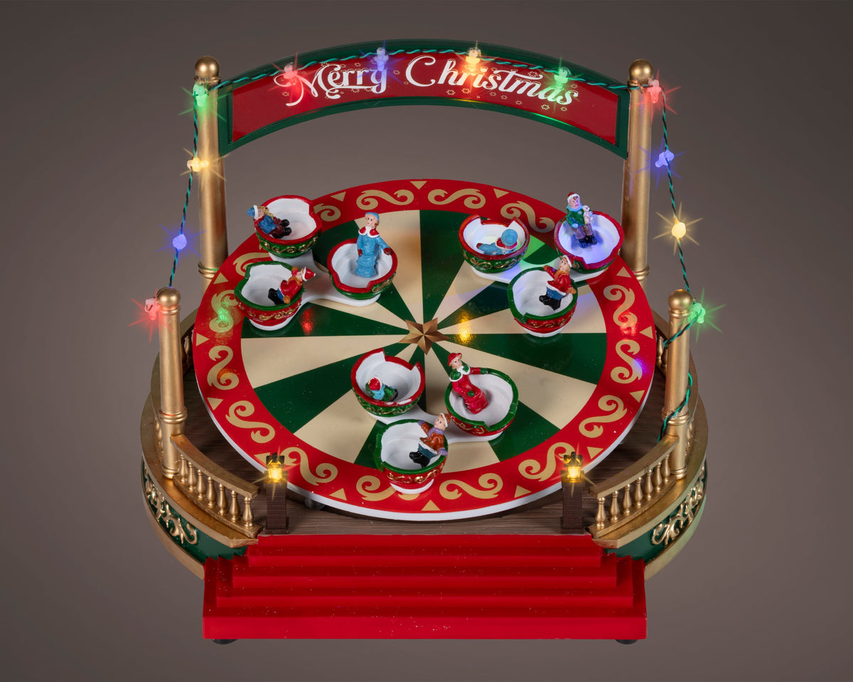481162-Figura Iluminada Lumineo Escenario multicolor-navidad-envio-canarias
