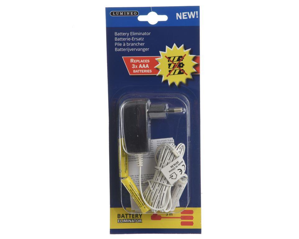 Eliminador Triple toma de Baterias AAA 4.5V