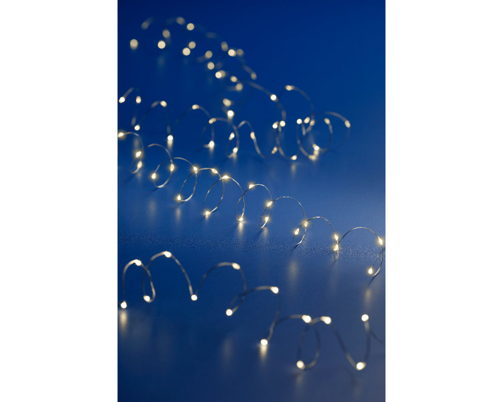 Luces MicroLED de interior LED cálido a pilas 495cm-100L