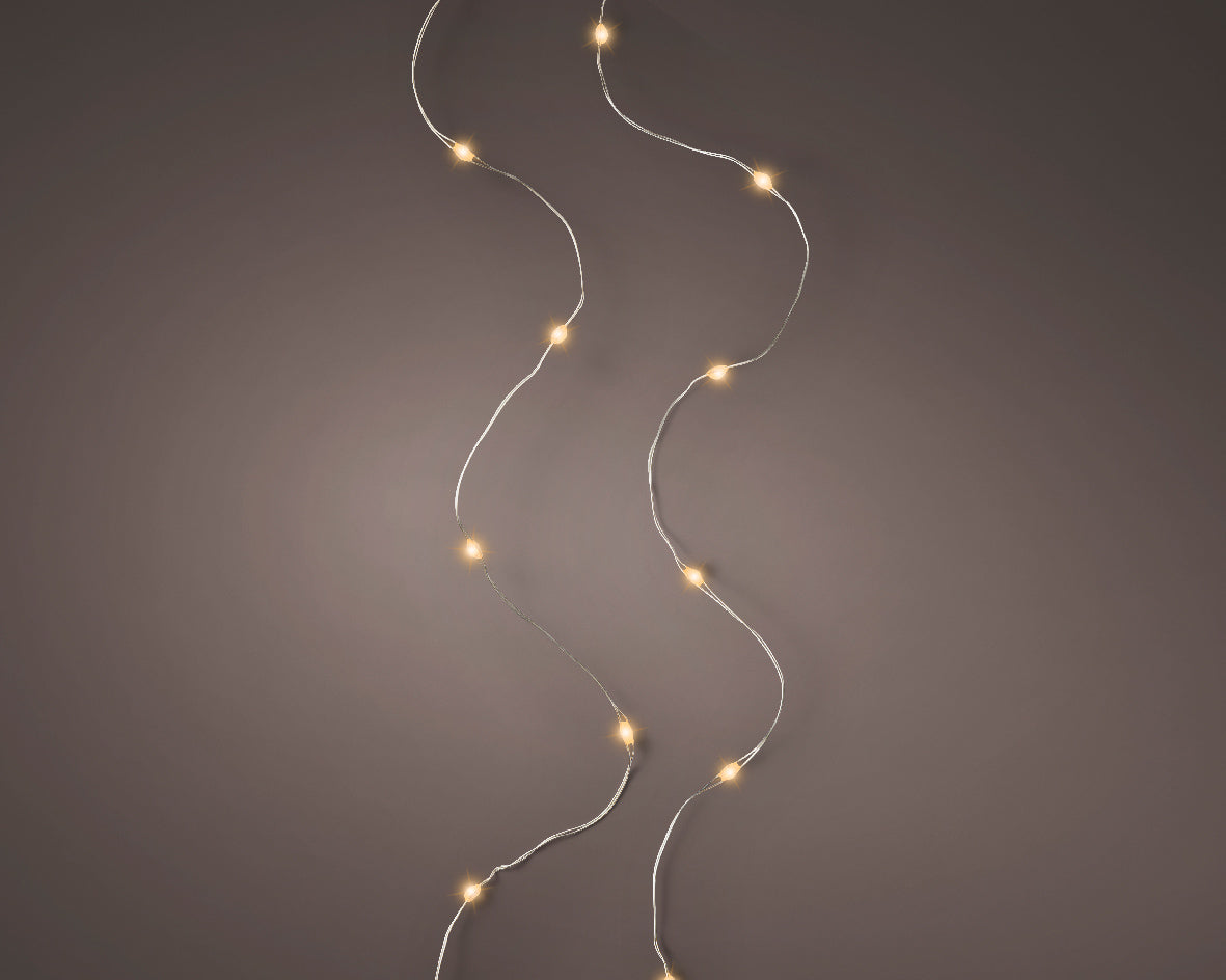 Luces de Navidad microled 500cm Amarillo Clásico con Temporizador