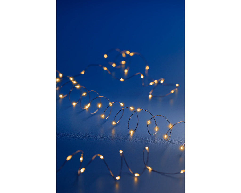 Guirnaldas de MicroLed con luz cálida clásica de 295cm