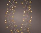 Luz MicroLED de 120cm clásico cálido con cable de cobre a pilas