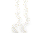 Luces microled decorativas de estrellas 120cm Blanco Cálido