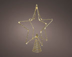 Punta de estrella de luces 28cm - 20LED/blanca cálida