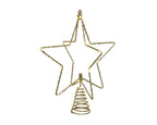 Punta de estrella de luces 28cm - 20LED/blanca cálida