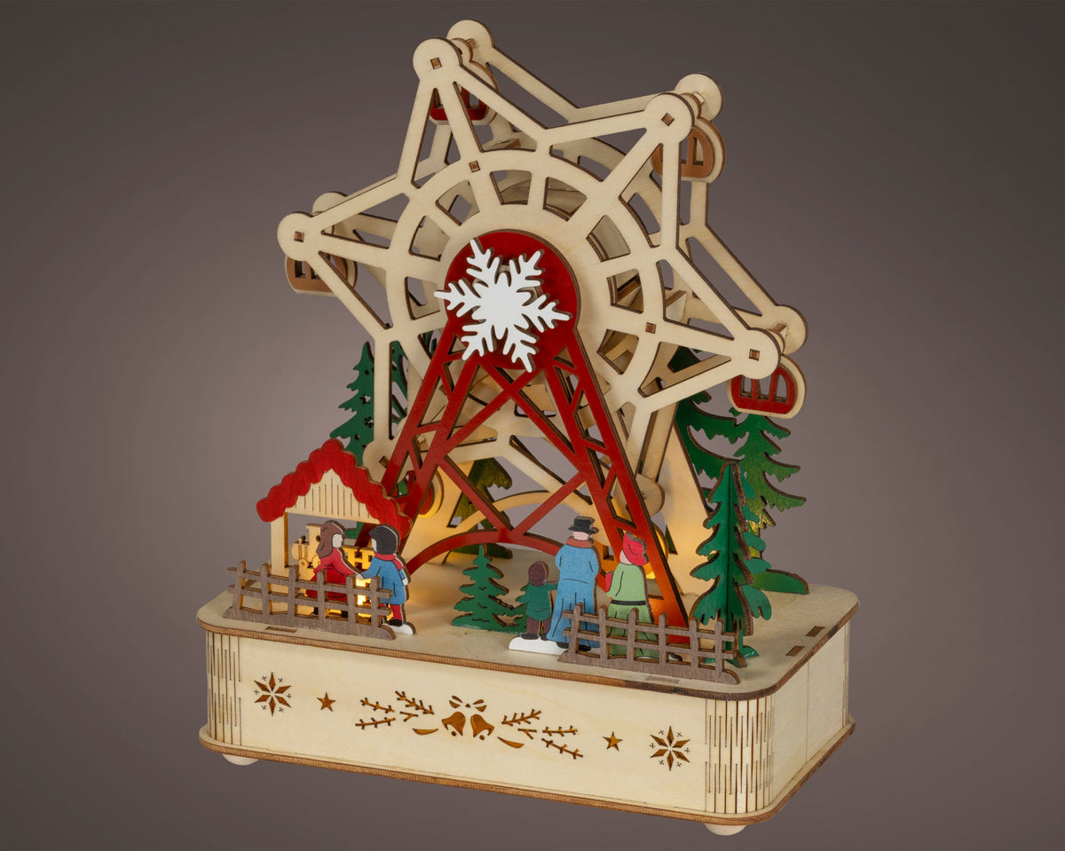 487259-Decoración LED Lumineo multicolor de 11 cm-navidad-envio-canarias