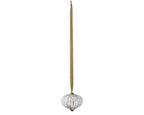 Colgante de cristal para interior con luces LED en blanco cálido de 21cm