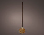 Colgante de cristal marrón para interiores de 19cm