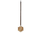 Colgante de cristal marrón para interiores de 19cm