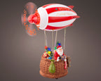 Globo cohete de papá Noel 20.5cm Led