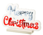 Luminaria Infinity Feliz navidad efecto infinito 33cm