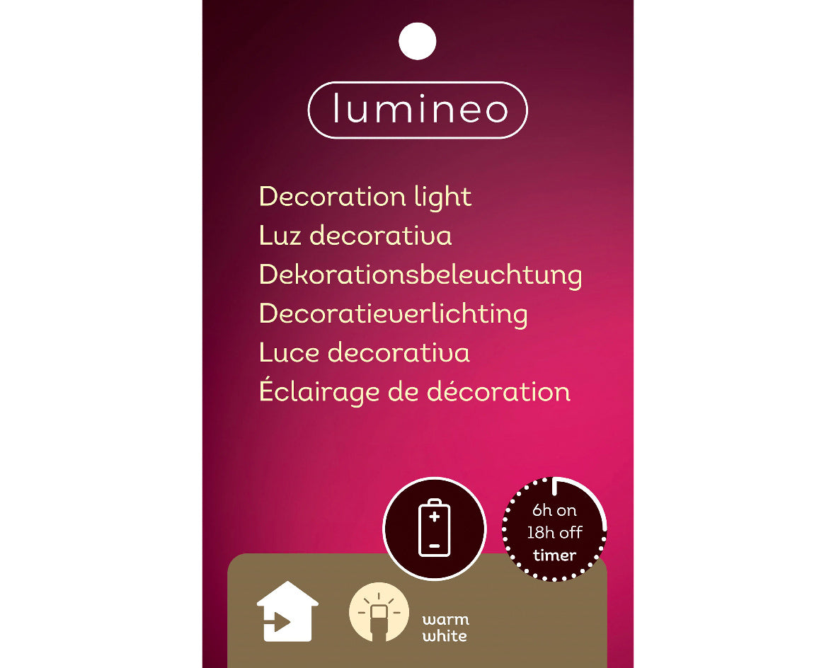 Figura de oso de navidad con luces de 24cm