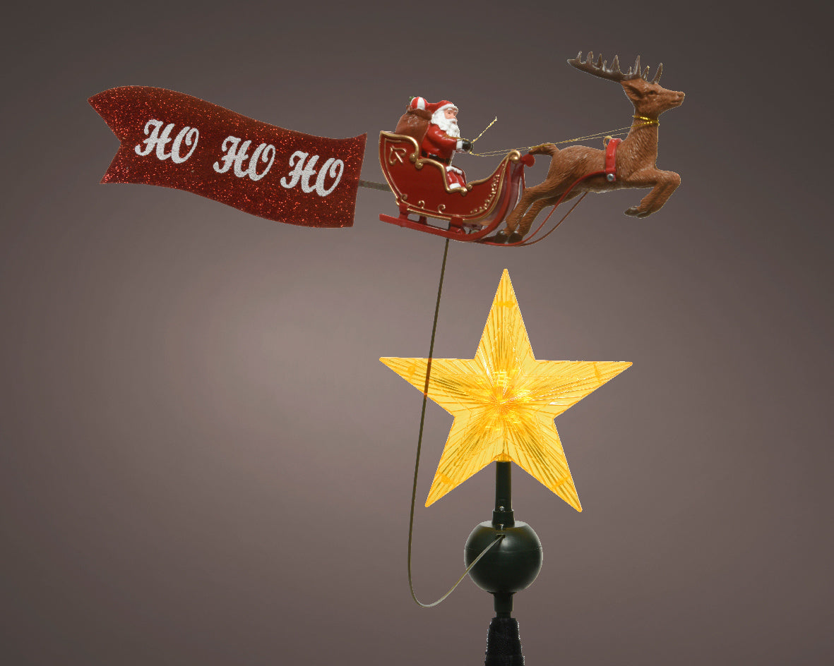 Punta de árbol HOHOHO giratorio