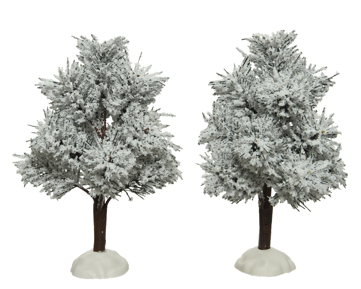 Árbol artificial  nevado de 14cm