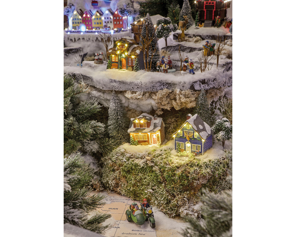 Árbol para villa de navidad