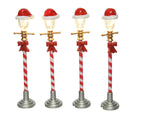 Set de farolas roja y blanca Plástico10 cm