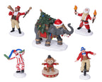 Figurantes de personajes del circo