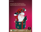 Figura de Navidad con luces de Santa